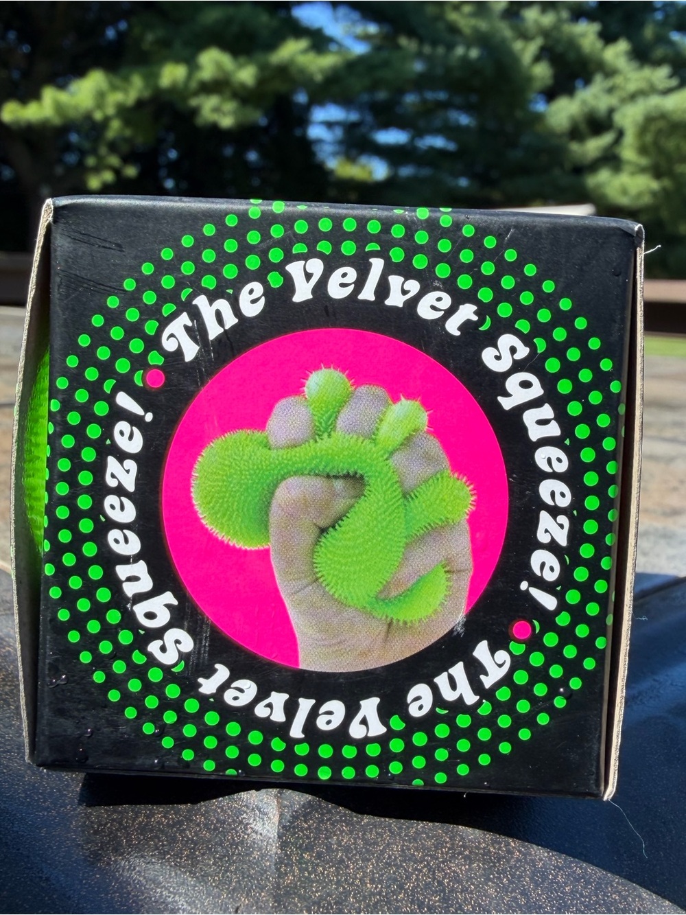 NeeDoh Fuzz Ball- Green *RARE* - Picture 2 of 3